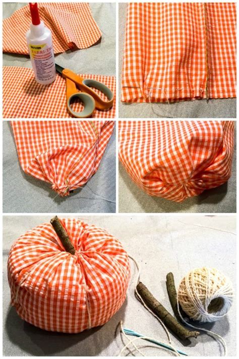 If Youve Ever Wondered How To Make Easy Fabric Pumpkins This Is The