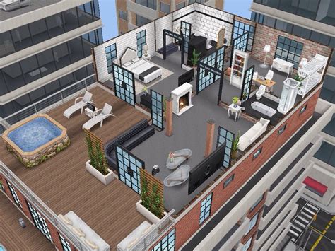 Sims 4 Penthouse Floor Plan