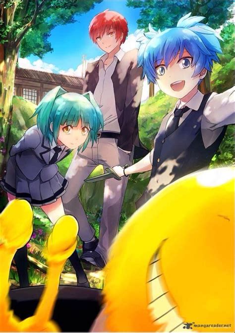 76 Assassination Classroom Characters Blue Hair