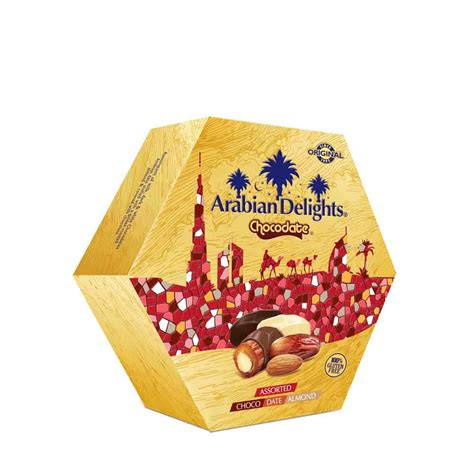 Buy Arabian Delights Assorted Hexagon Box 300g Nuts Dry Fruits And