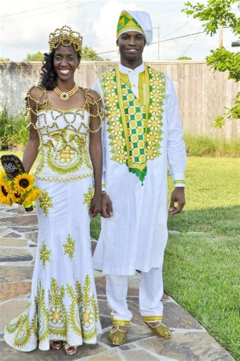 African Inspired Bride And Groom Attire By Tekay Designs African