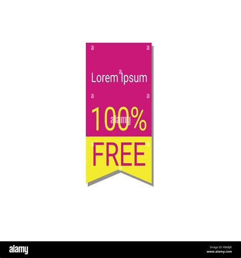 Free Label Special Offer Icon Isolated Sticker Badge Logo Design