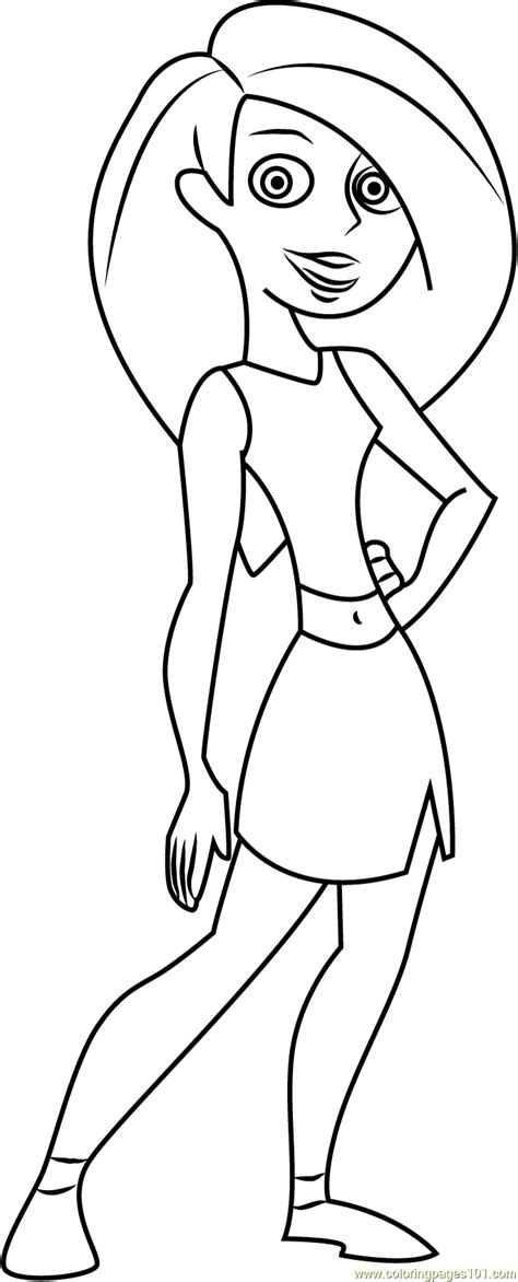 Free Kim Possible Coloring Pages Kim Possible Coloring Pages Porn Sex Picture