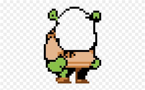 Have fun painting minecraft faces and. Dank Shrek - Minecraft Pixel Art Shrek Clipart (#3244063 ...