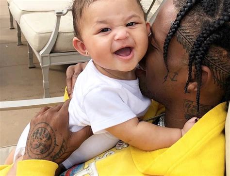 Travis Scott Stormi Is Learning How To Walk In New Pic