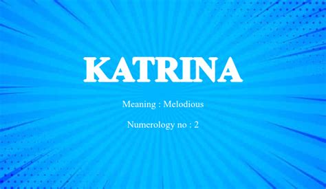 Katrina Name Meaning