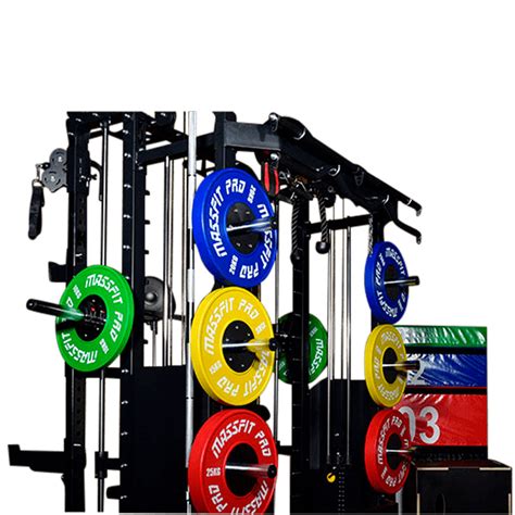 Massfit G7 Pro Functional Trainer Power Rack Smith Directhomegym