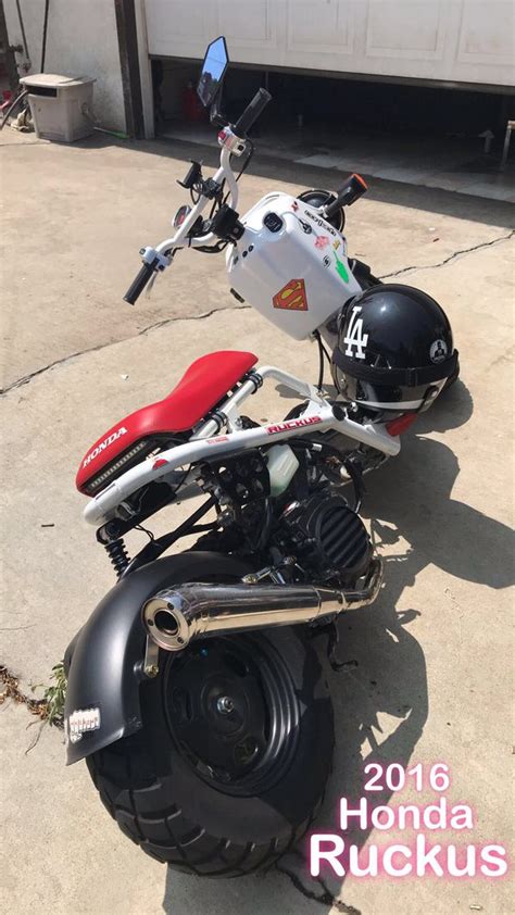 With a 50 cc engine, you're not going to carry a lot of. 2016 Honda Ruckus Scooter Moped 50cc Rarely used. Sitting ...