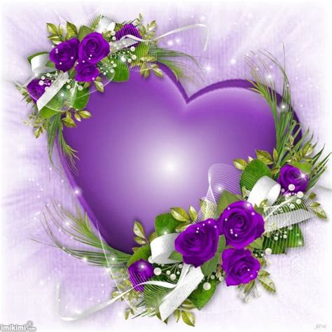 Purple Heart For Mom Hearts Roses Purple Love Heart Pictures