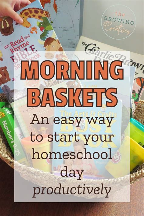 Why You Need A Morning Basket For Your Homeschool • The Growing