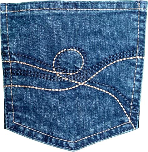 Denim Jeans Pocket Stock Photo Image Of Blue Material 112213724
