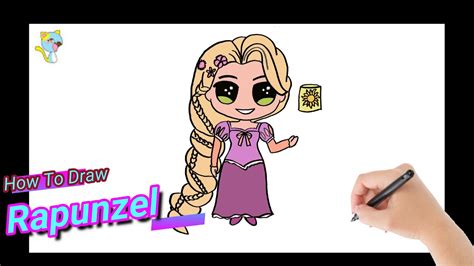 How To Draw Rapunzel I Disney Princess Youtube