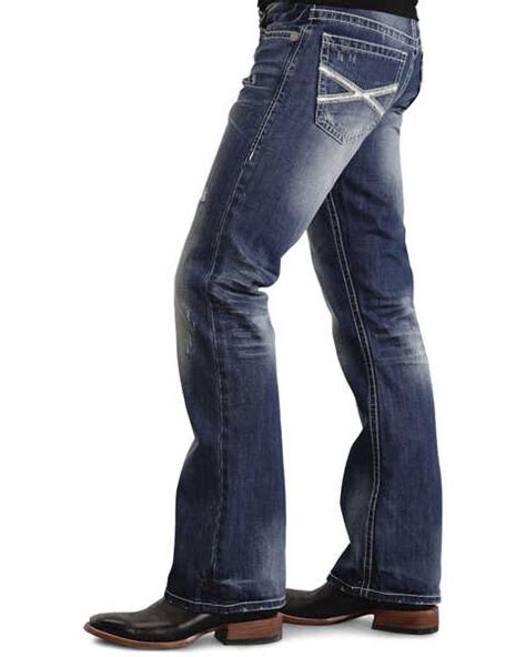 Stetson Mens Premium Rocks Fit Boot Cut Jeans Boot Barn