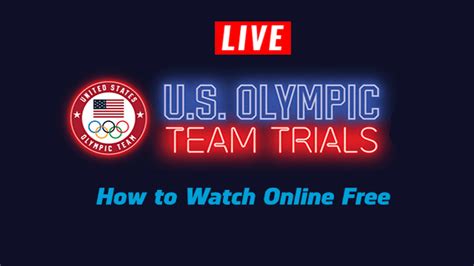 How To Watch Olympic Trials Live Stream Free Online 2021