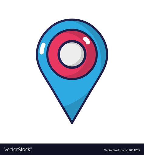 Location Symbol To Destination Explore Travel Vector Image