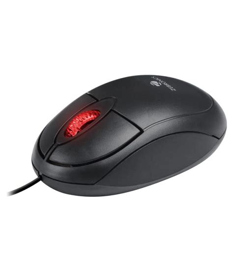 zebronics zeb rise black usb wired mouse buy zebronics zeb rise black usb wired mouse online