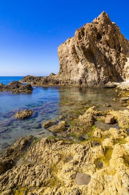 Premium Photo El Dedo Reef Cabo De Gatanijar Natural Park Spain