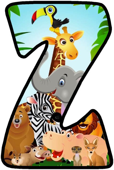 Kids will go wild for this jungle party. Slacker's Guide To Jungle Animal Alphabet - A B C Learning