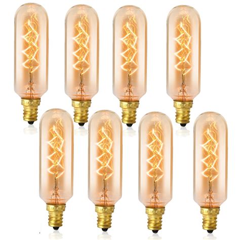 E12 Candelabra Light Bulbs Soofoo Vintage Chandelier Edison Light