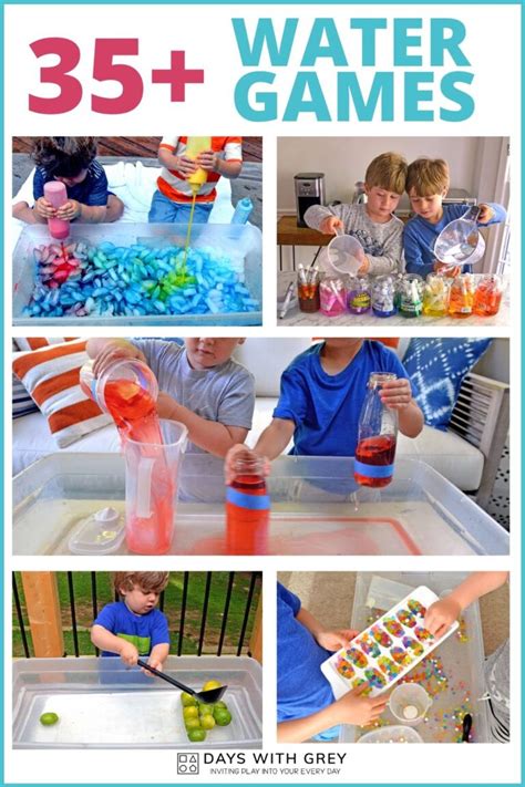 35 Winning Water Games For Kids Days With Grey