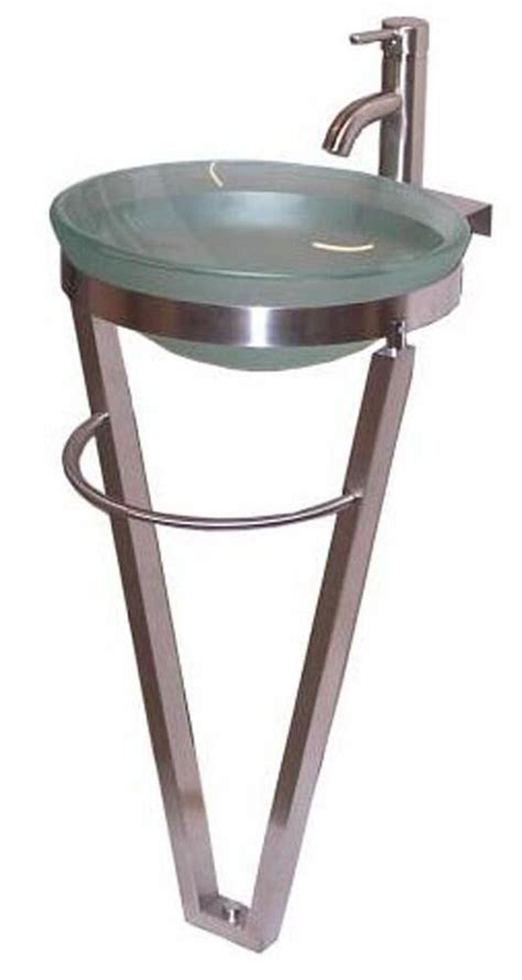 Choose from our large selection of bathroom sinks to find the perfect fit for your home. Bathroom Contemporary Bathroom vanity Pedestal Glass Bowl ...