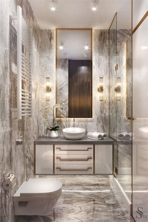 Apartment In Saint Petersburg On Behance Luxury Powder Room Modern Bathroom Decor Bathroom