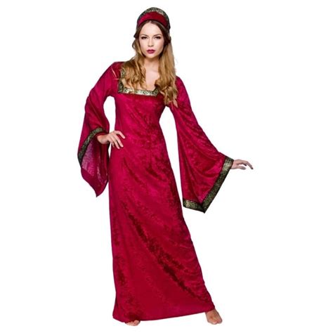 Medieval Princes Ladies Adult Fancy Dress Costume