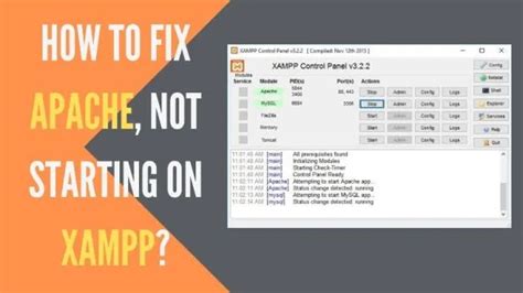 How To Fix Apache Not Starting On XAMPP