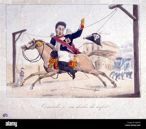 Illustration Satirique Décrivant La Révolution Française 1830 Photo