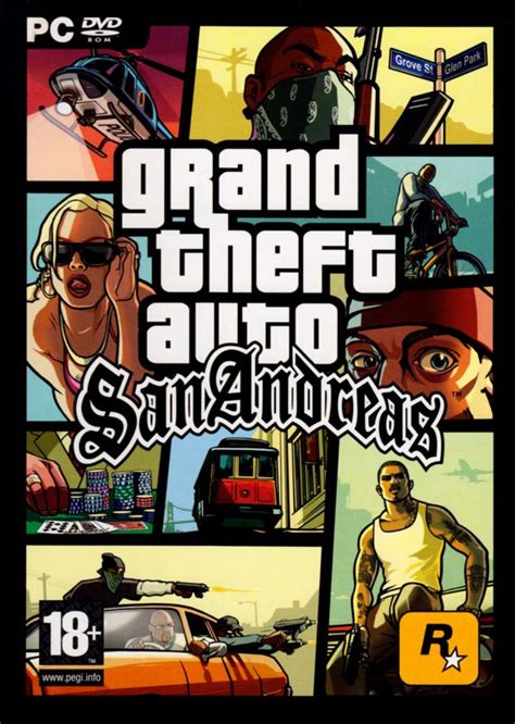 Grand Theft Auto San Andreas Cover Or Packaging Material Mobygames