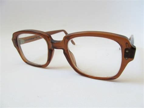 vintage brown military issue uss hipster glasses