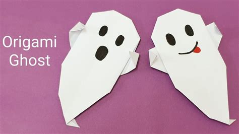 Halloween Paper Crafts Origami Ghost Diy Easy Youtube