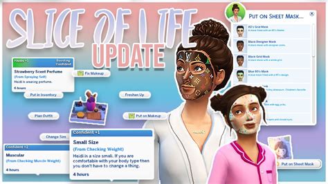 New Skincare System Masks Makeup And More The Sims 4 Slice Of Life