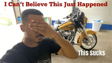 I Accidentally Dropped My Harley Davidson Street Glide Youtube