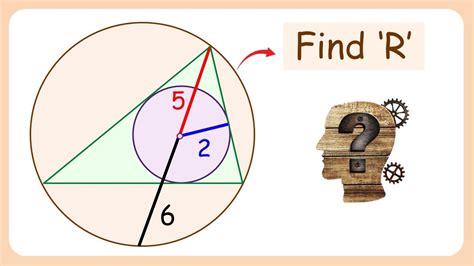 Incircle And Circumcircle Find The Radius Of Circumcircle Math