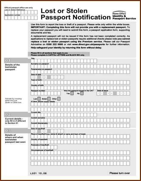 Uk Passport Renewal Form Pdf Printable Form 2022 Gambaran