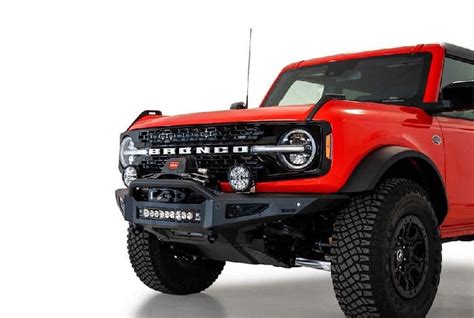Ford Bronco Rock Fighter Winch Front Bumper By Addictive Desert Designs