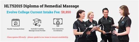 Diploma Of Remedial Massage Fees Evolve College