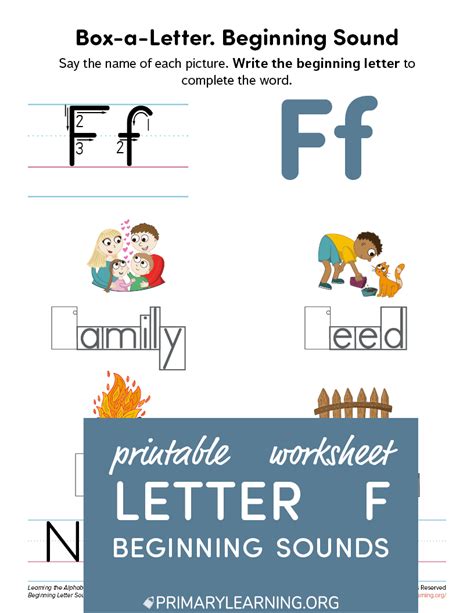 This Letter F Phonics Worksheet Incorporates Letter Sounds And Writing