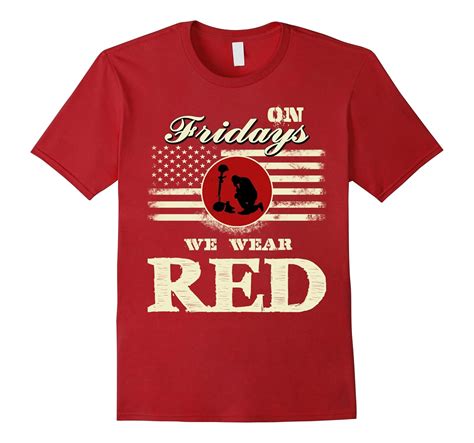 We Wear Red On Fridays T Shirt