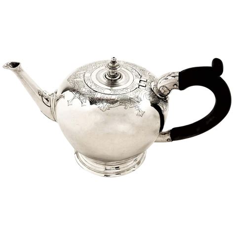 Antique George I Bachelor Solid Silver Teapot 1723 Early Georgian 18th