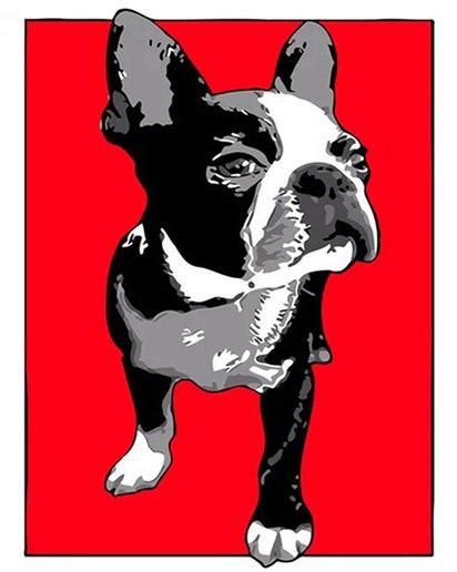 Submitted 5 days ago by goral17. Boston Terrier Dog - Animals Paint By Number - Paint by ...