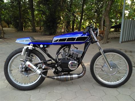 A nippy motorcycle with great handling, it was an instant hit with the masses. Yamaha RX 115 Cafe Racer by Yohansuper - BikeBound