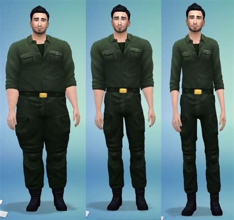Male Full Body Combat Uniform By Monkeysimmy4 At Mod The Sims Sims 4