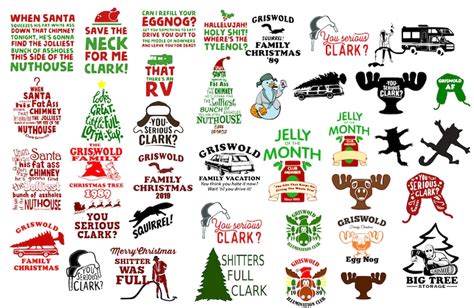 Christmas Vacation Svg Bundle Are You Serious Clark Svg Etsy