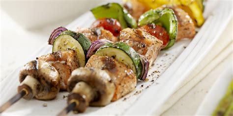 Mediterranean Grilled Salmon Kebabs