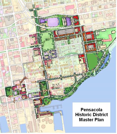 Pensacola Historic District Master Plan 2004 City Of Pensacola