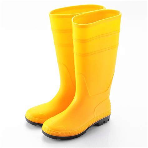 China Waterproof Safety Gumboots Rubber Boots Rain Boots China Rain