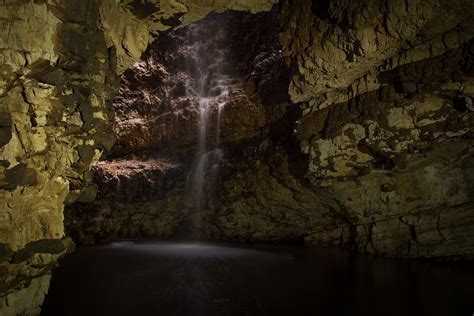 Smoo Cave Waterfall Durness Scotland These Photos Were Flickr