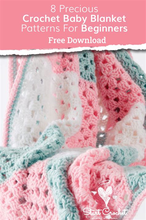 8 Easy Free Crochet Baby Blanket Patterns For Beginners